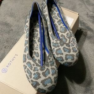 Rothys grey spotted 9
